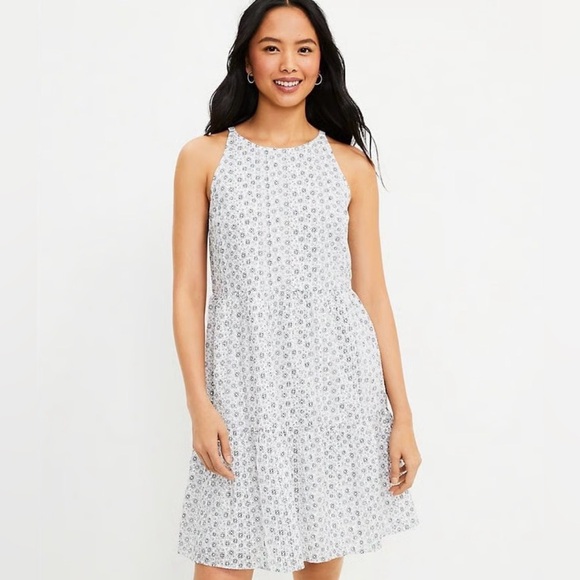 LOFT Other - LOFT Women’s Dress in Blue and White Floral